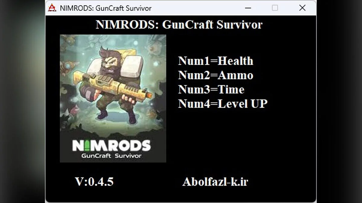 NIMRODS: GunCraft Survivor — Трейнер (+4) [0.4.5]