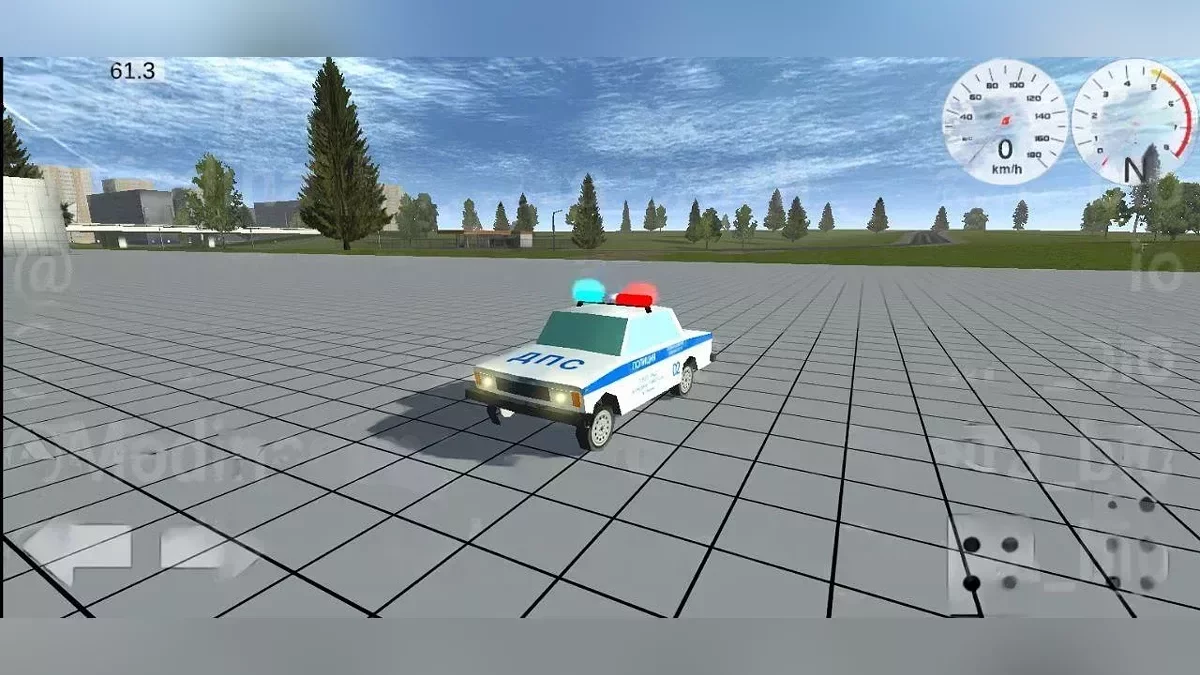 Simple Car Crash Physics Sim — ВАЗ 2107 ДПС