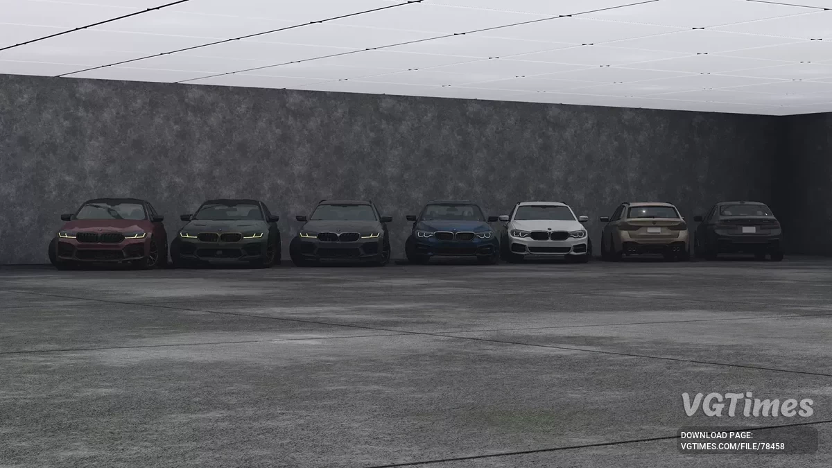 BeamNG.drive — BMW 5-series (F90 & G30/G31) (110+ Configs) Fixed (0.34.x)