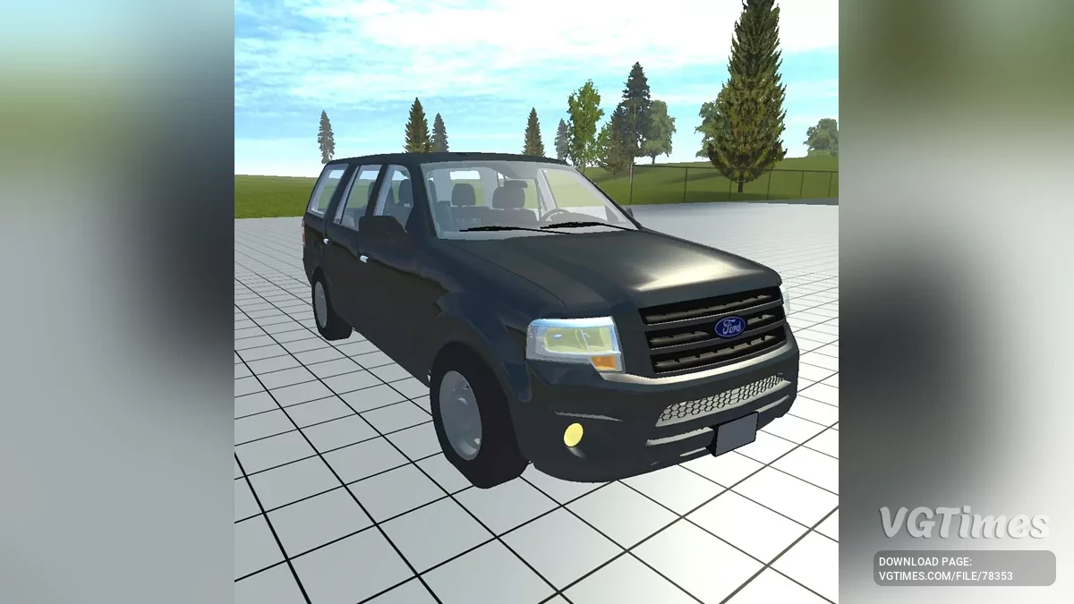 Simple Car Crash Physics Sim — Ford Expedition