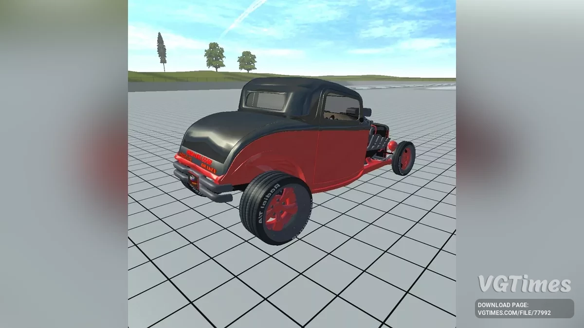 Simple Car Crash Physics Sim — Hot rod