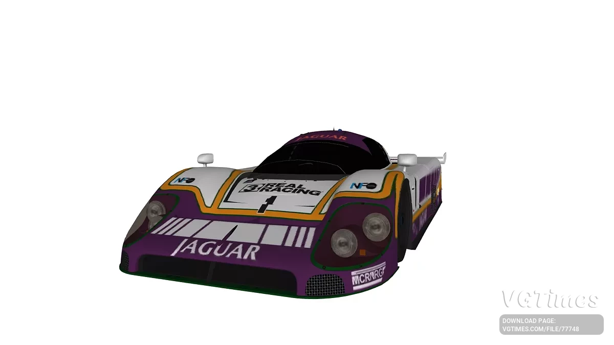 Simple Car Crash Physics Sim — Jaguar XJR-9