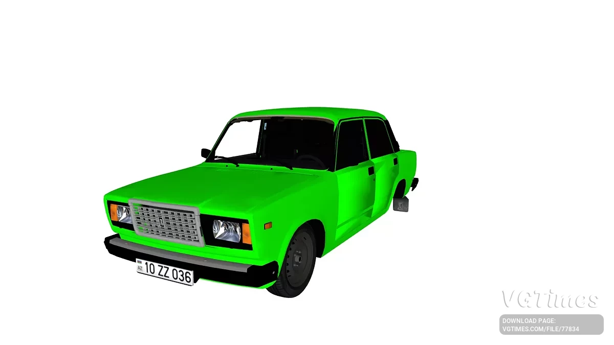 Simple Car Crash Physics Sim — Lada 2107