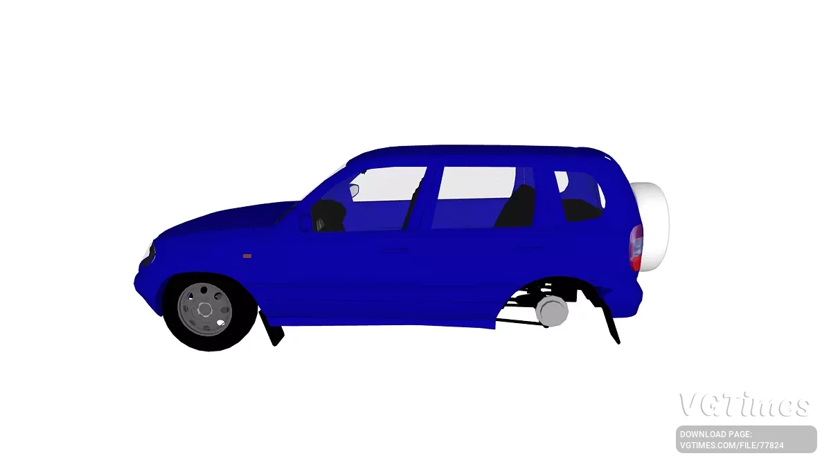 Simple Car Crash Physics Sim — Lada Niva