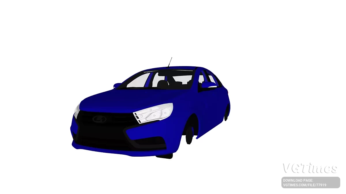 Simple Car Crash Physics Sim — Lada Vesta