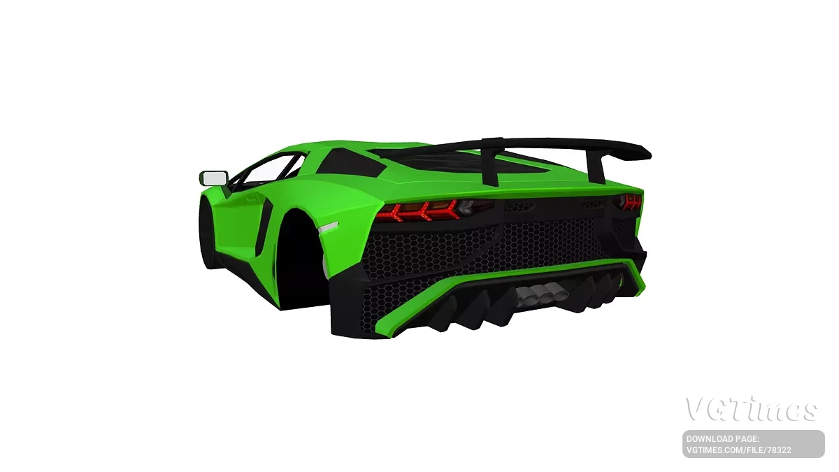 Simple Car Crash Physics Sim — Lamborghini Aventador
