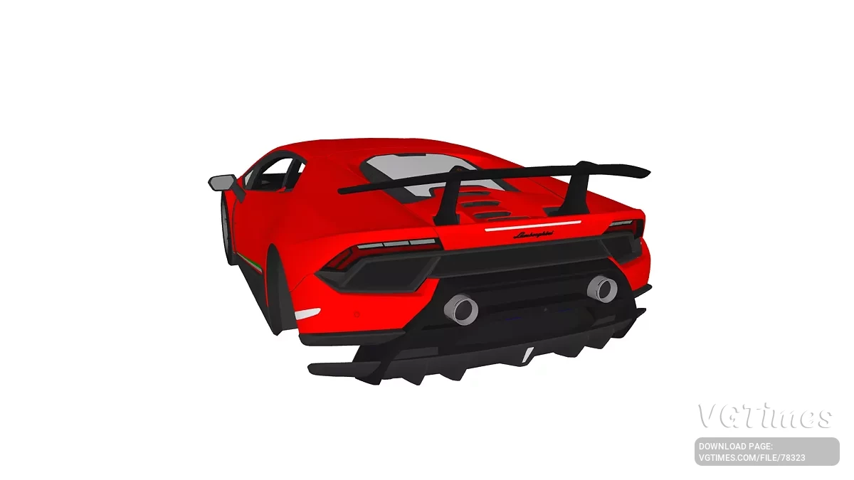 Simple Car Crash Physics Sim — Lamborghini Huracan Performante 2018