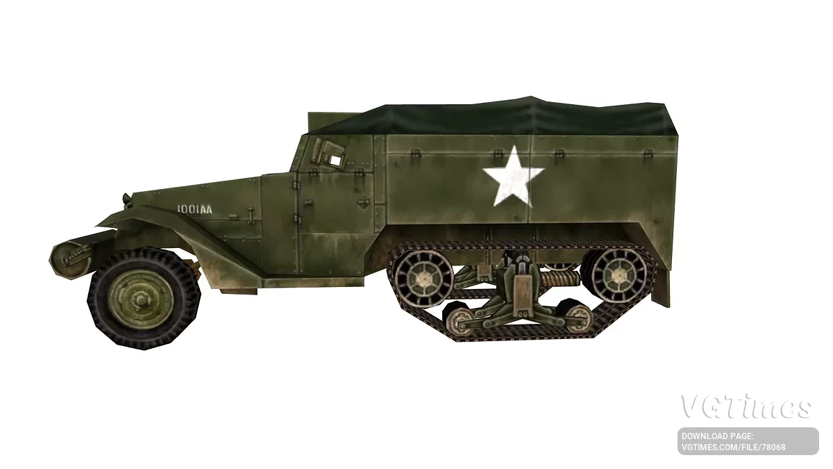 Simple Car Crash Physics Sim — М3А1 бронеавтомобиль