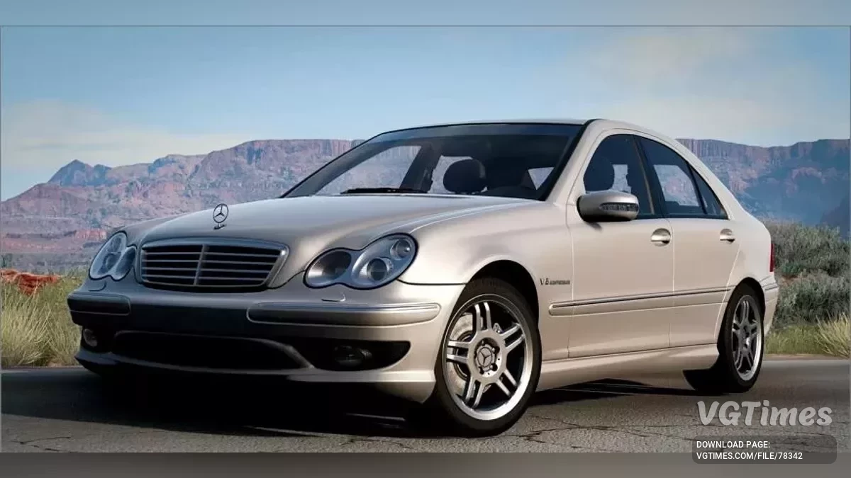 BeamNG.drive — Mercedes-Benz C-Class W203 (0.34.x)