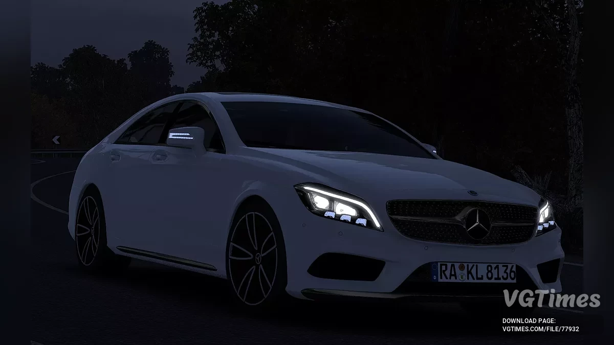 Euro Truck Simulator 2 — Mercedes-Benz CLS-Class C218 [v3.0]