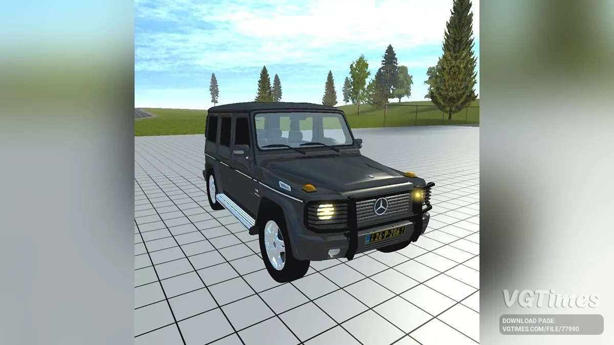 Simple Car Crash Physics Sim — Mercedes Benz G400d W463