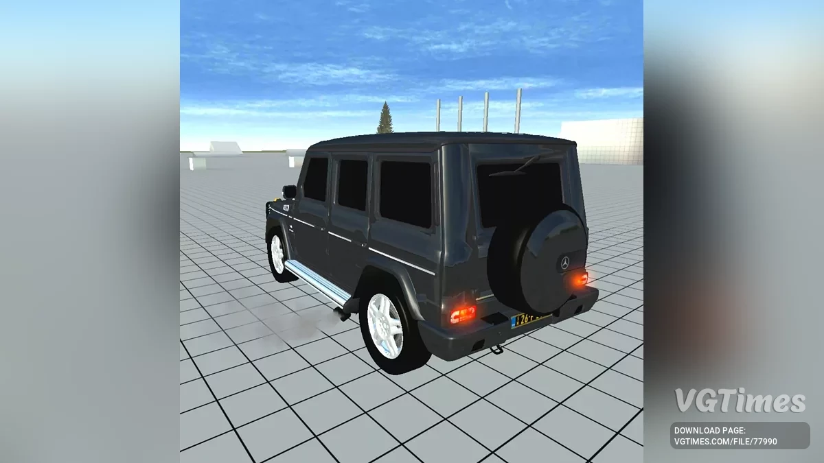 Simple Car Crash Physics Sim — Mercedes Benz G400d W463