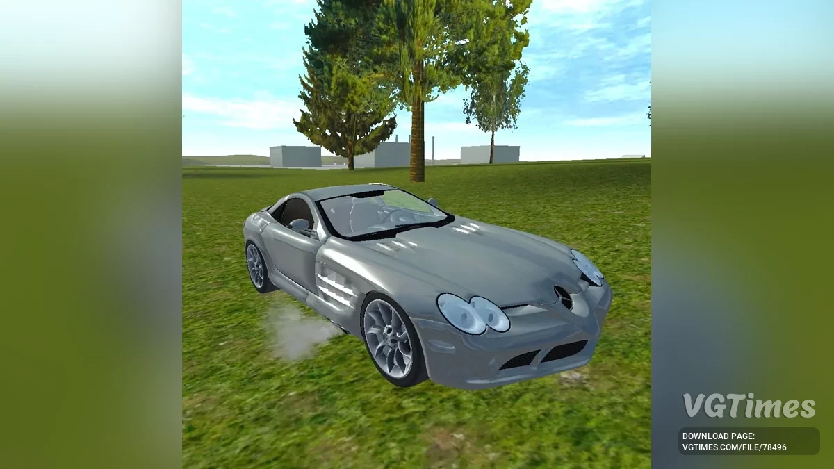 Simple Car Crash Physics Sim — Mercedes Benz SLR McLaren