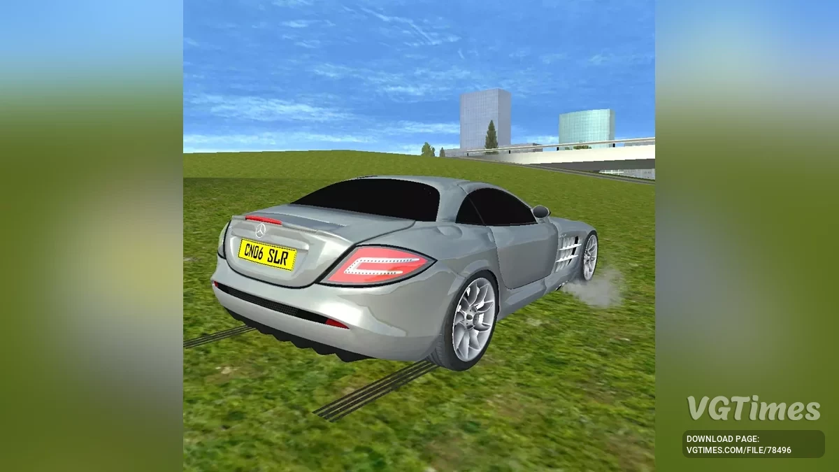 Simple Car Crash Physics Sim — Mercedes Benz SLR McLaren