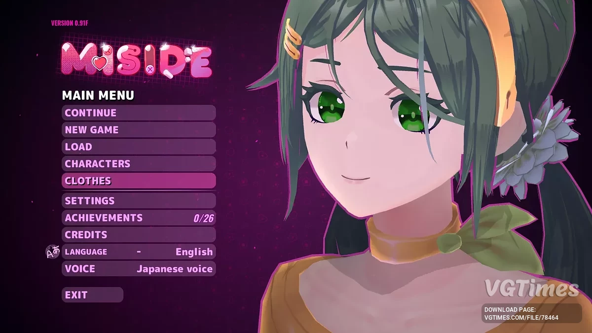 MiSide — Мита в стиле Койси Комейдзи из Touhou Project