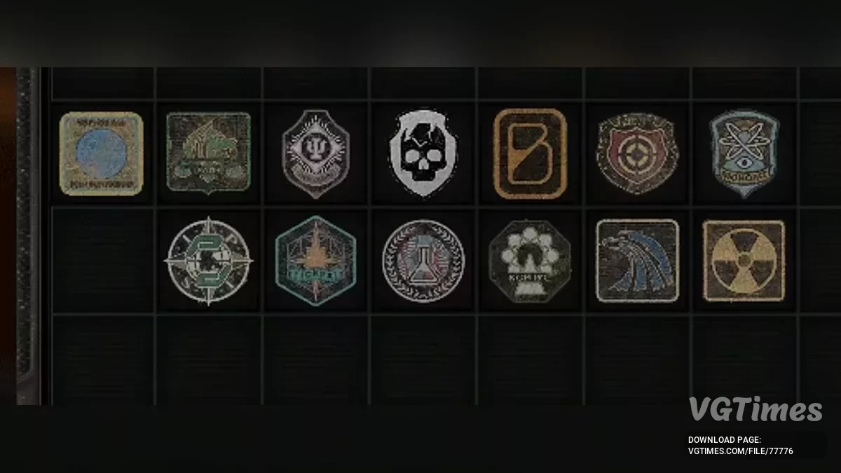S.T.A.L.K.E.R. 2: Heart of Chornobyl — Нашивки для всех фракций в игре
