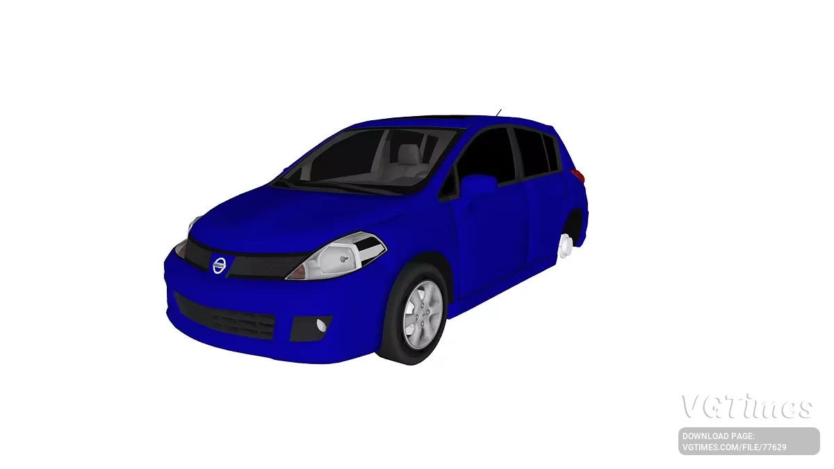 Simple Car Crash Physics Sim — Nissan tiida