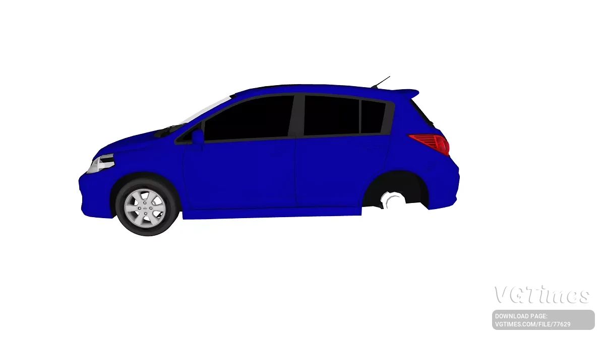 Simple Car Crash Physics Sim — Nissan tiida