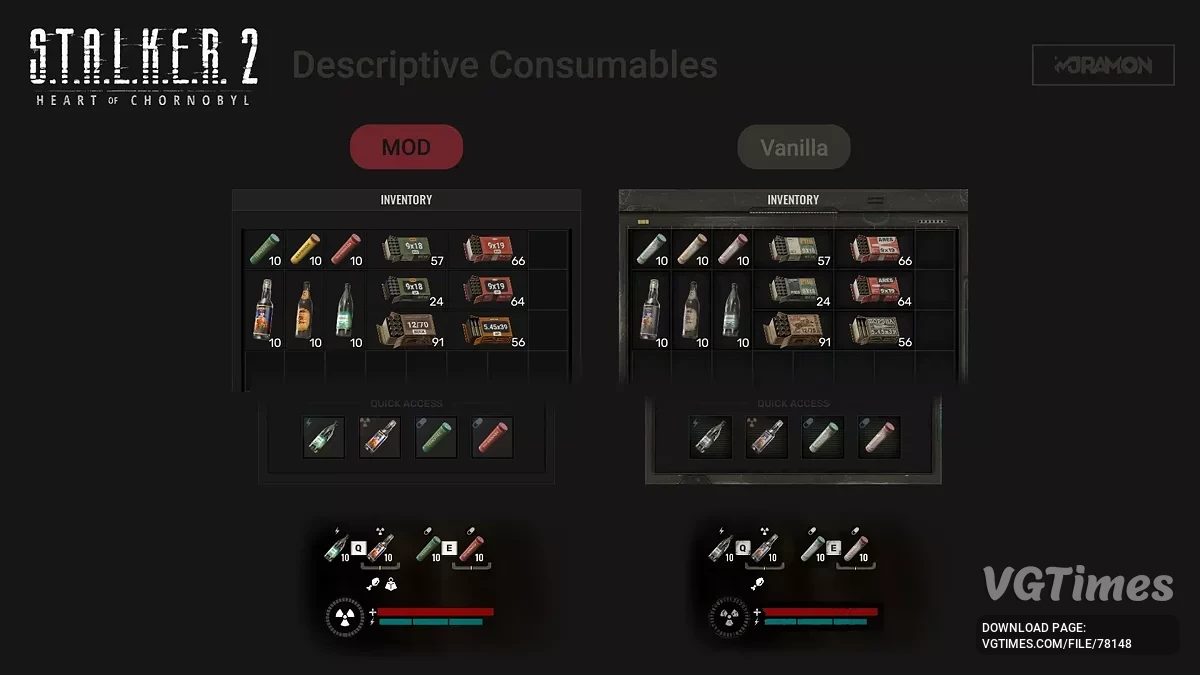 S.T.A.L.K.E.R. 2: Heart of Chornobyl — Новые значки для расходных материалов