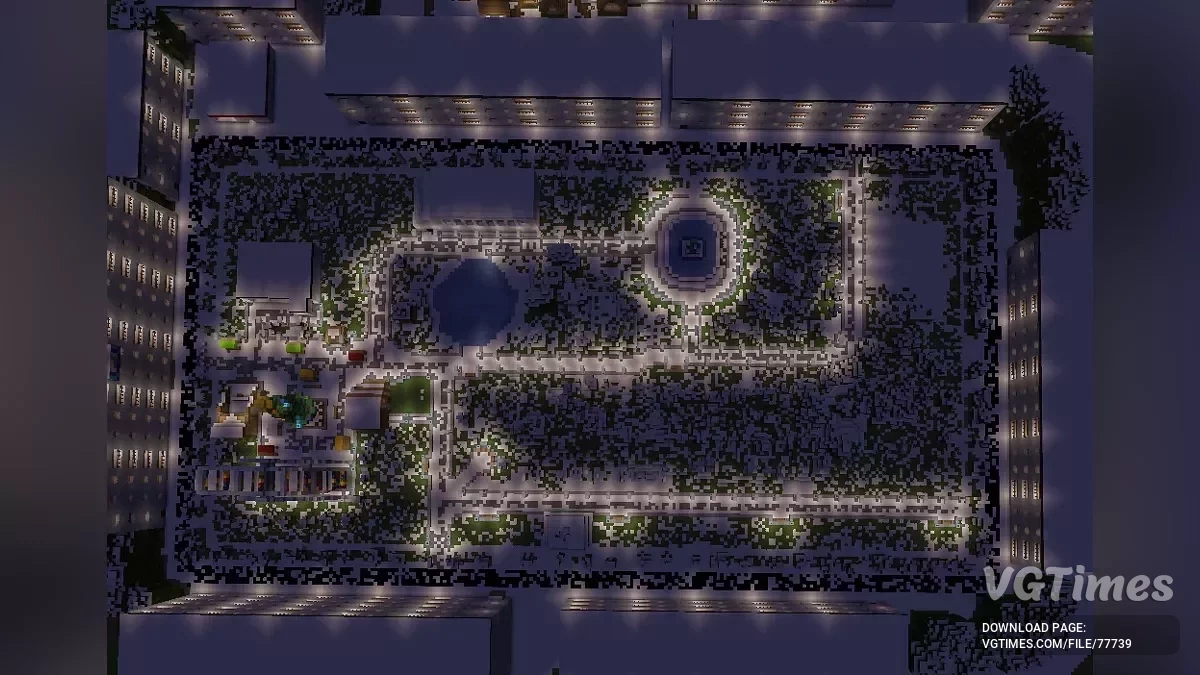 Minecraft — Парк «Последняя надежда» (зима)