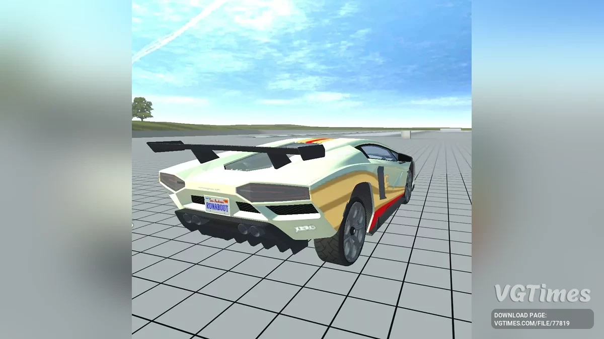 Simple Car Crash Physics Sim — Pegassi Torero XO (Legendary Autosport)