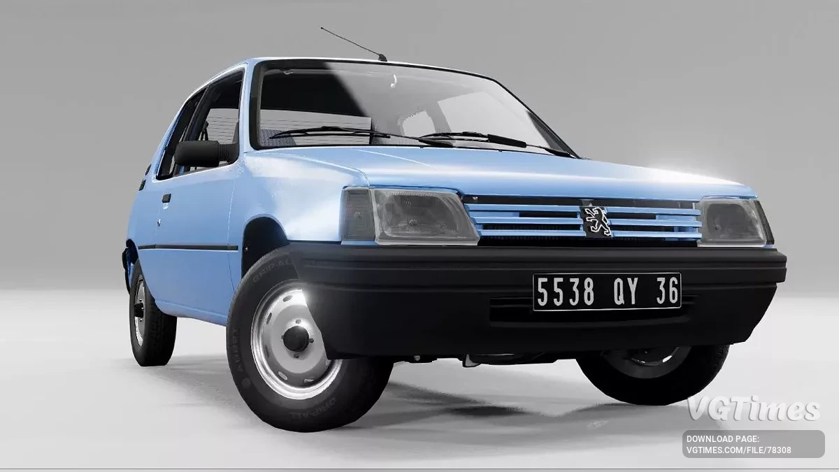 BeamNG.drive — Peugeot 205 (0.34.x)