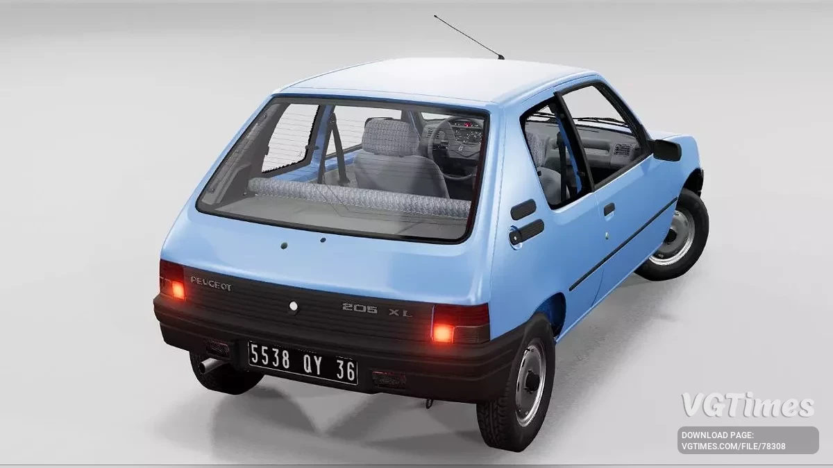 BeamNG.drive — Peugeot 205 (0.34.x)