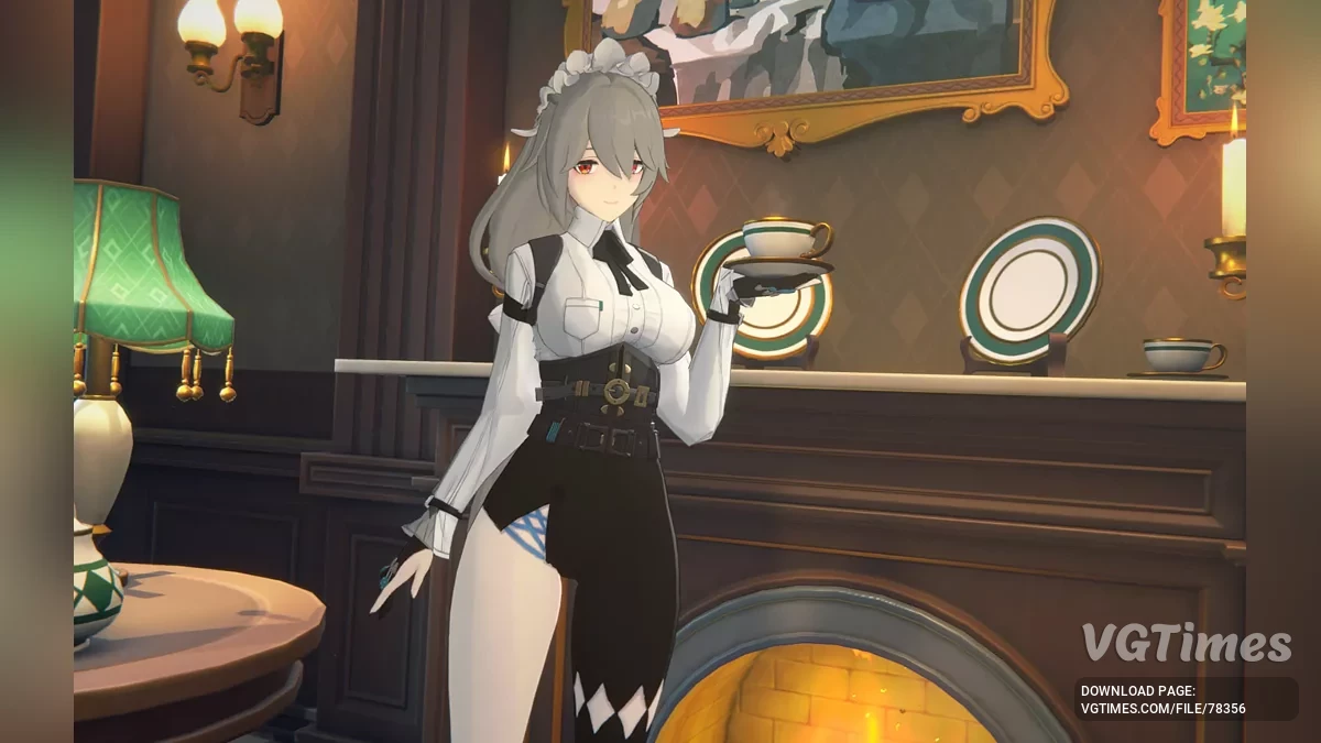 Zenless Zone Zero — Рина в костюме H.S.O.S.6