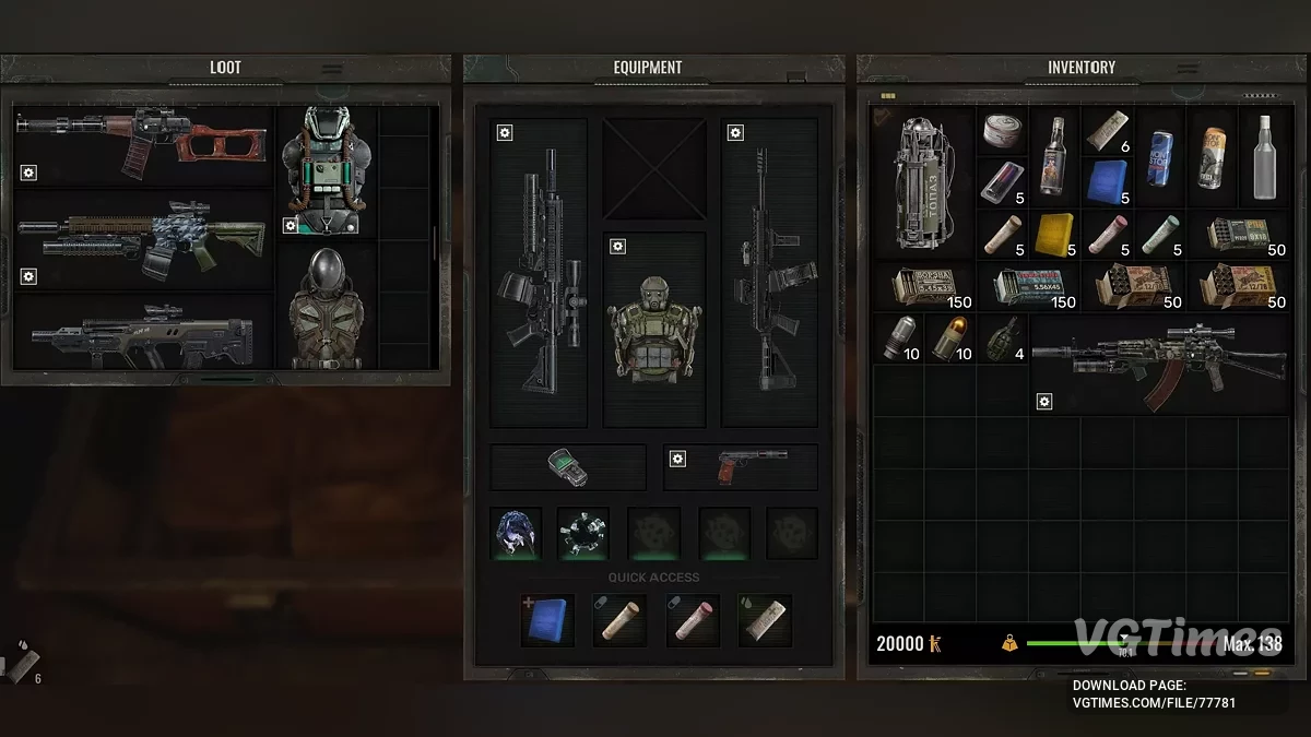 S.T.A.L.K.E.R. 2: Heart of Chornobyl — Сохранение со всем оружием, броней, артефактами