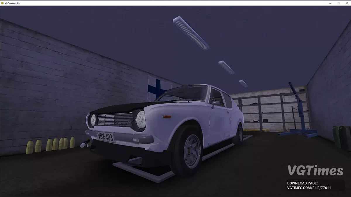 My Summer Car — Спортивная белая Сатсума, 20к марок