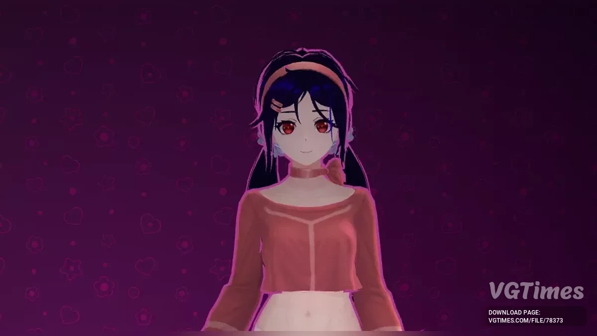 MiSide — Темно-фиолетовые волосы и красные глаза