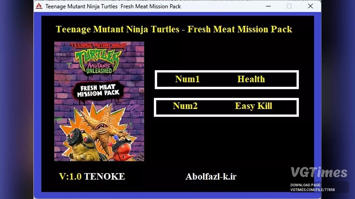 Teenage Mutant Ninja Turtles: Mutants Unleashed — Трейнер (+2) [1.0]