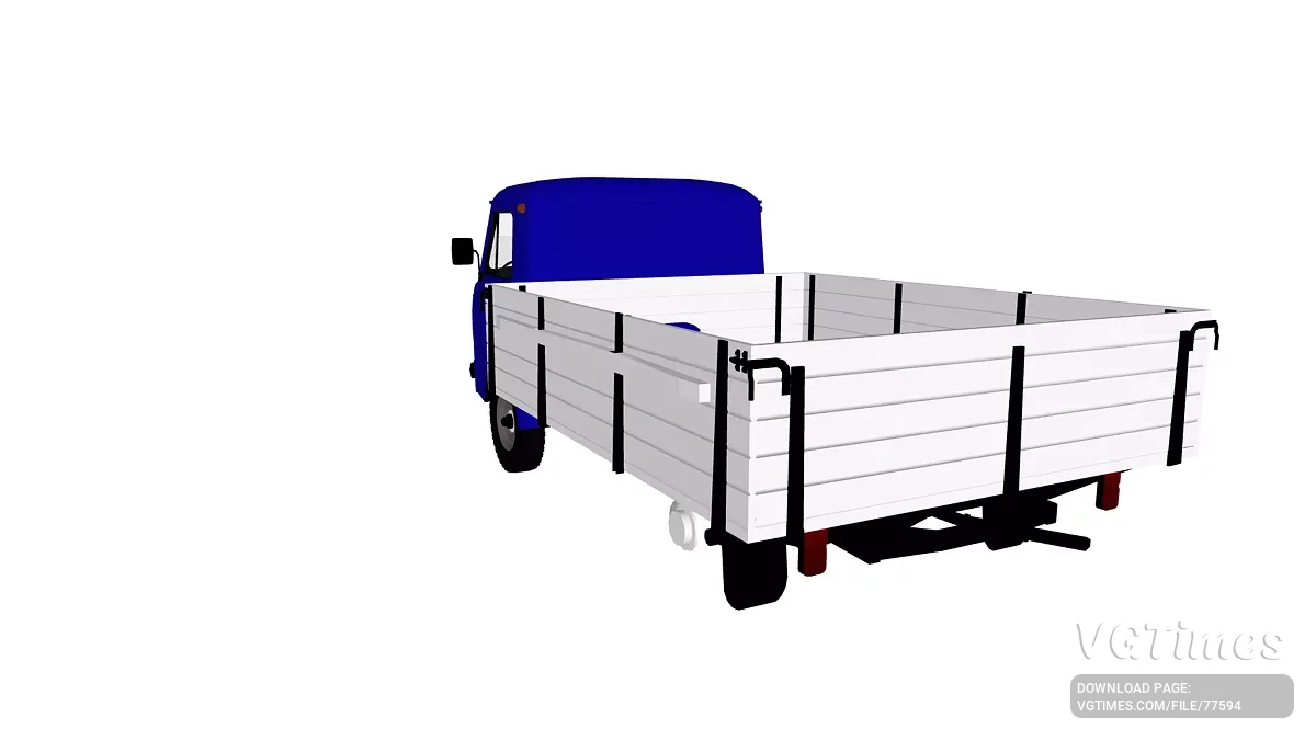 Simple Car Crash Physics Sim — УАЗ буханка бортовой