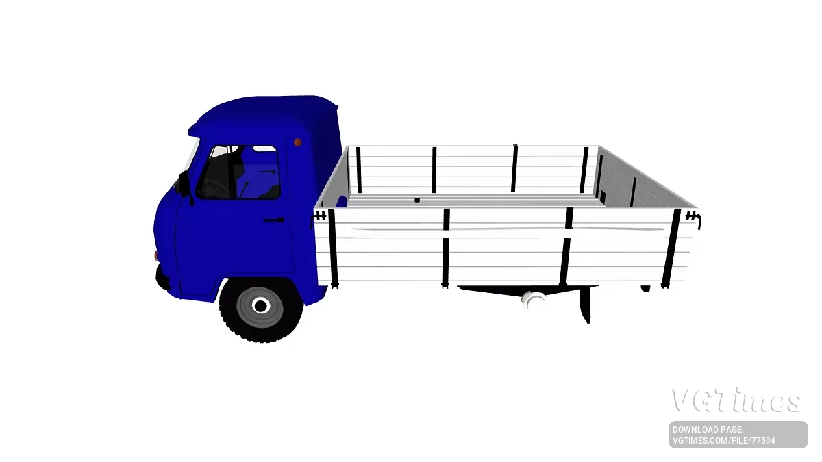 Simple Car Crash Physics Sim — УАЗ буханка бортовой
