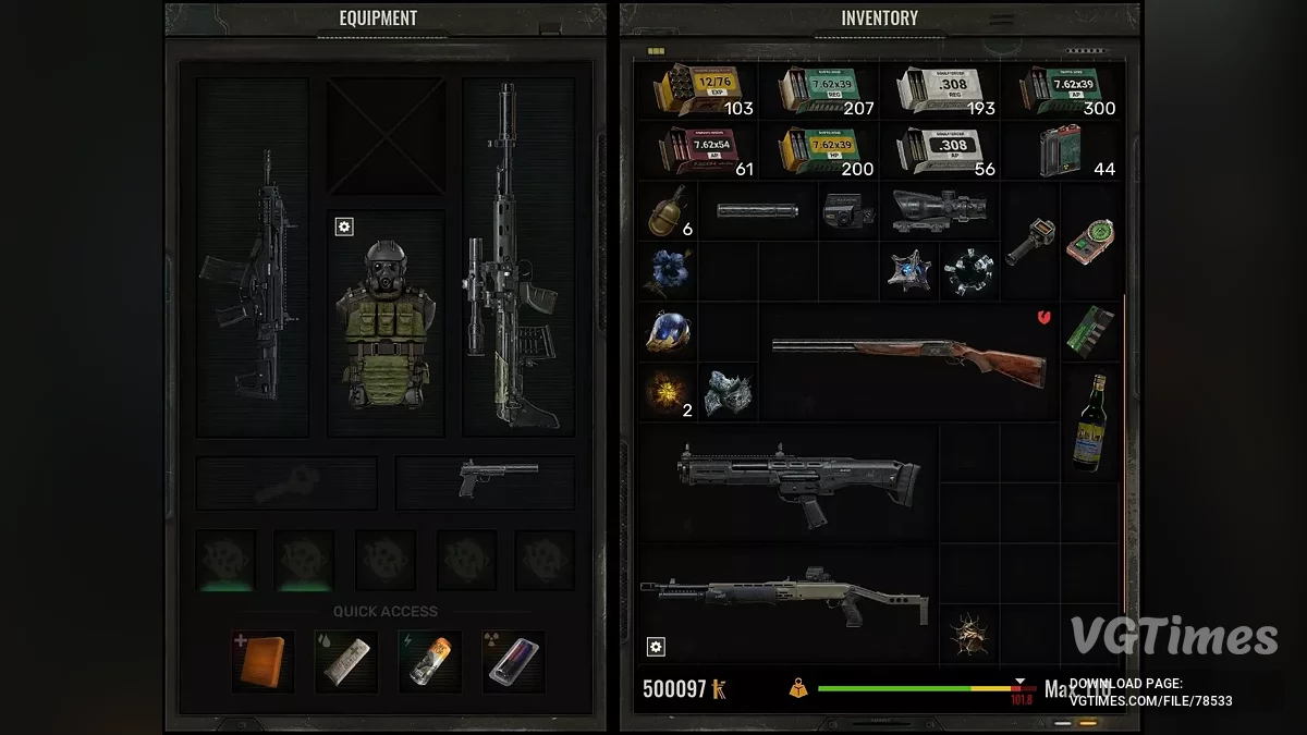 S.T.A.L.K.E.R. 2: Heart of Chornobyl — Улучшенный эффект переносимого веса артефакта