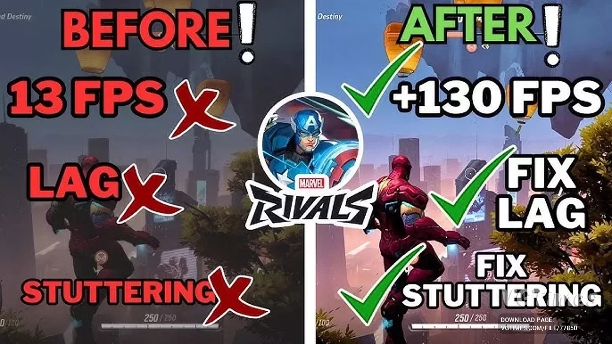 Marvel Rivals — Увеличение FPS