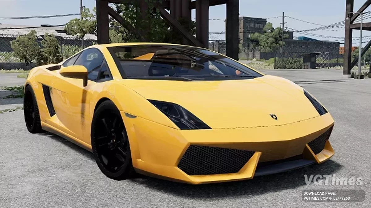 BeamNG.drive — 2008-2013 Lamborghini Gallardo Improved v1.0 (0.34.x)