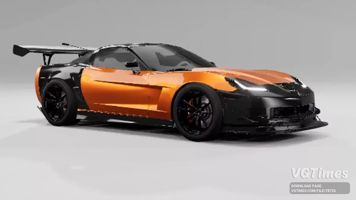 BeamNG.drive — 2009 Chevrolet Corvette ZR1 v1.0 (0.34.x)