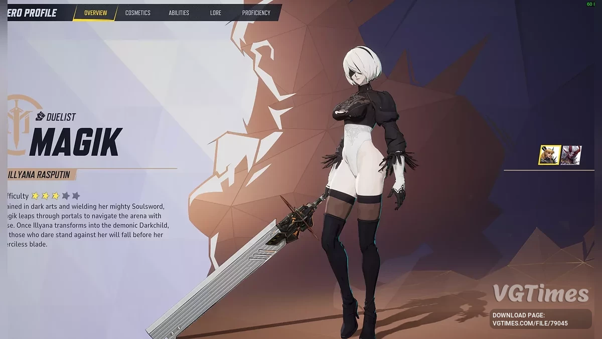 Marvel Rivals — 2B из игры Nier Automata