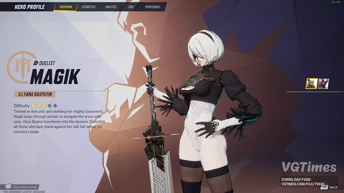 Marvel Rivals — 2B из игры Nier Automata