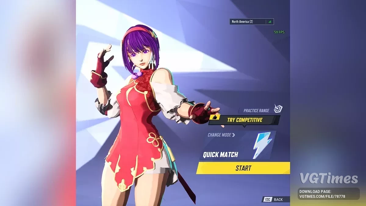 Marvel Rivals — Афина из игры The King of Fighters XV