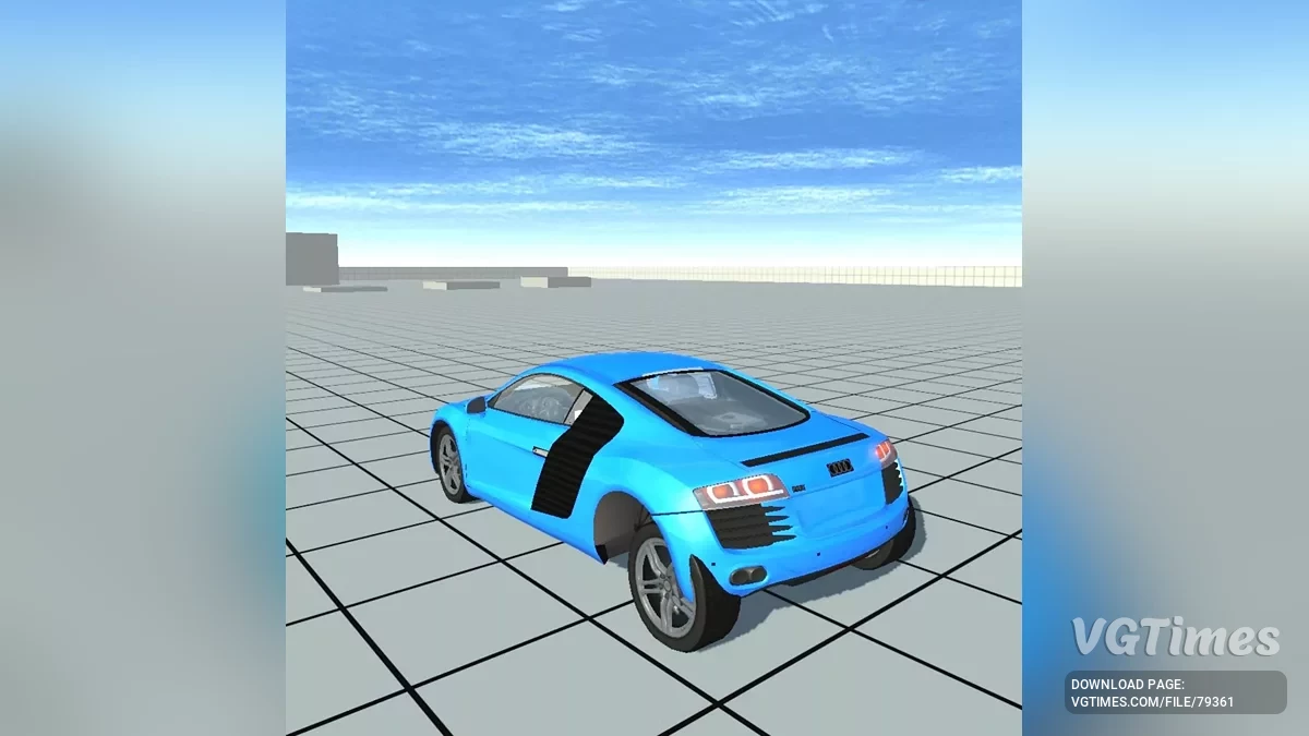 Not Simple Car Crash — Audi R8