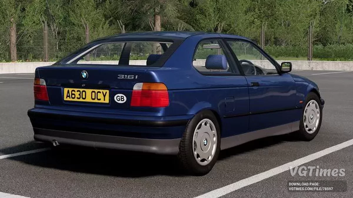 BeamNG.drive — BMW E36 Revamp v1.7.0 (0.34.x)
