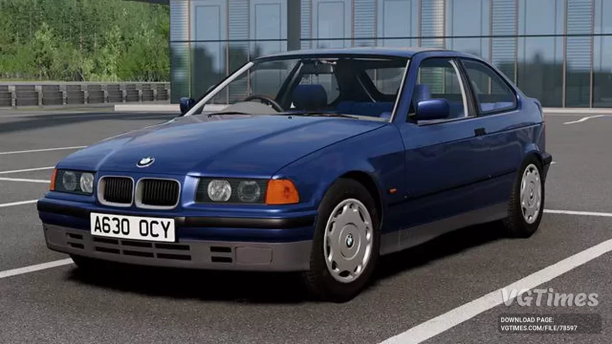 BeamNG.drive — BMW E36 Revamp v1.7.0 (0.34.x)