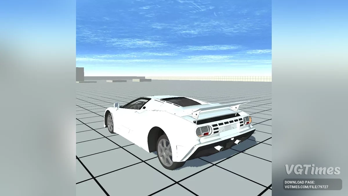 Not Simple Car Crash — Buggati EB110