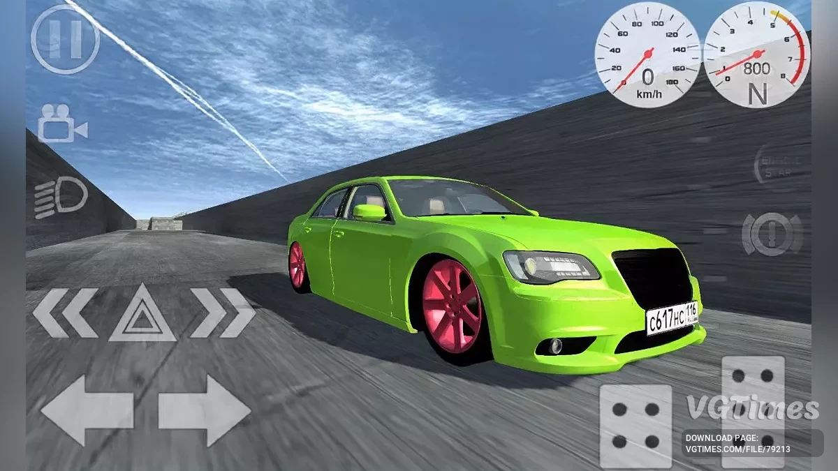 Simple Car Crash Physics Sim — Chrysler 300С