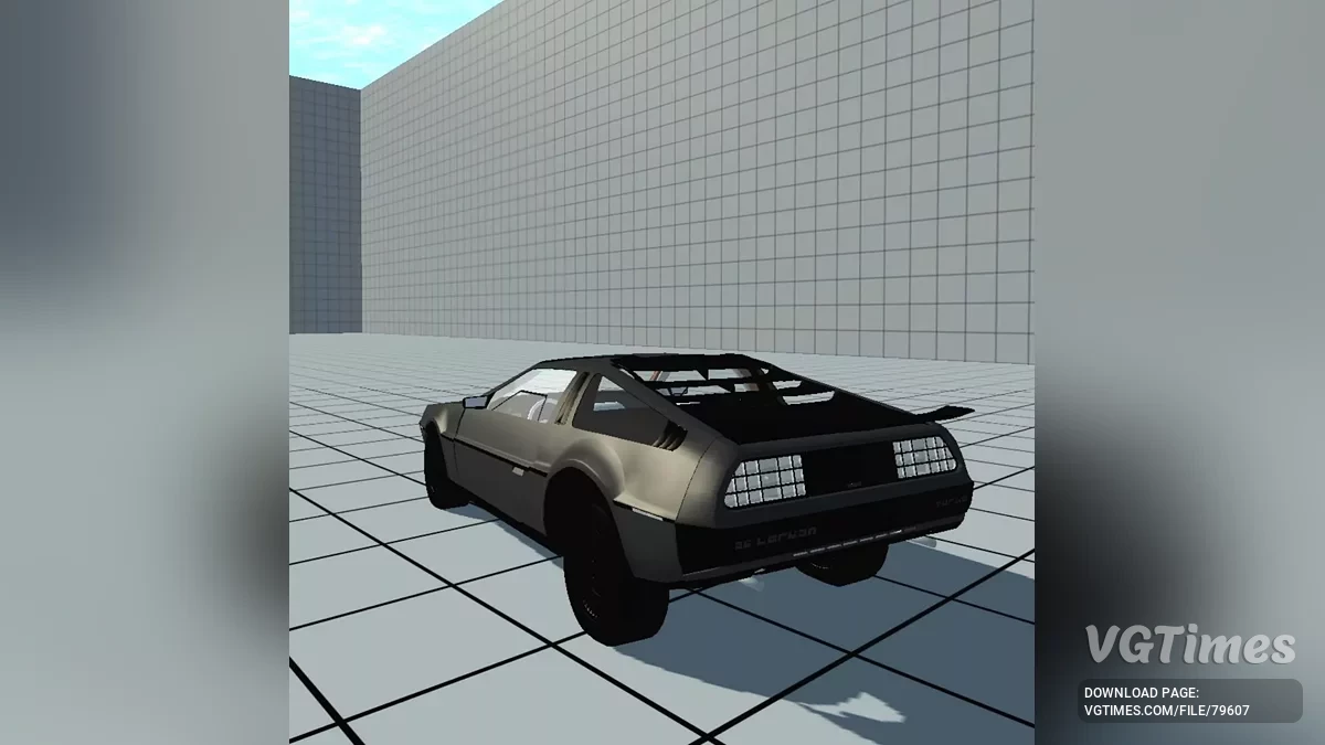 Not Simple Car Crash — Delorean