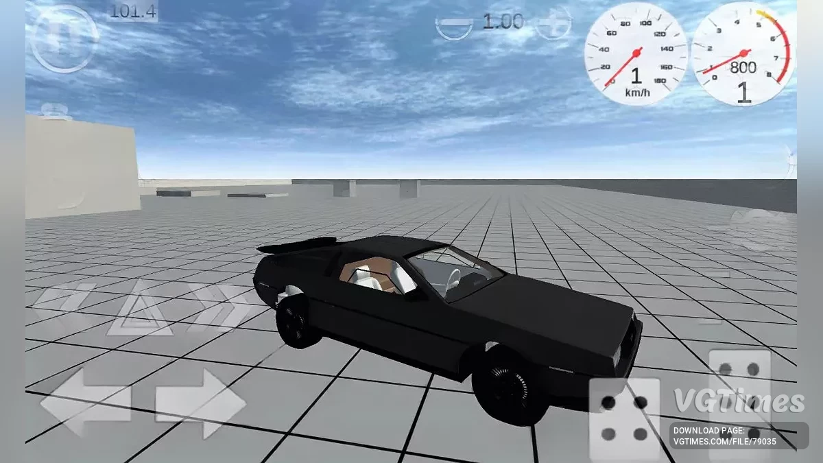 Simple Car Crash Physics Sim — DMC Delorean