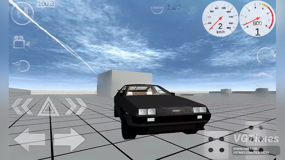 Simple Car Crash Physics Sim — DMC Delorean