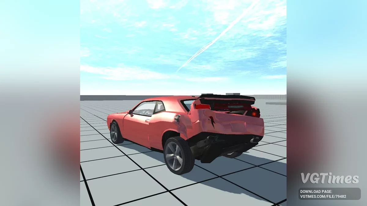 Not Simple Car Crash — Dodge Challenger SRT